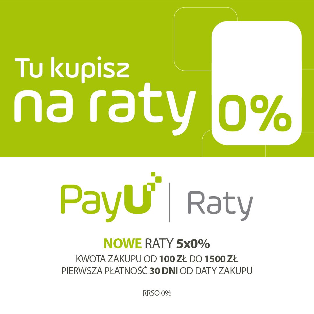 Raty 5x0% z PayU