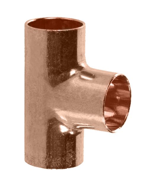 VIEGA - miedziany trójnik równoprzelotowy fi-15 mm